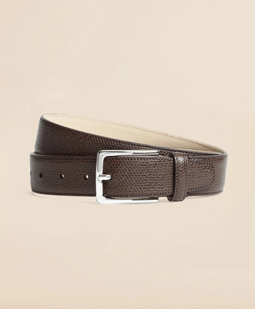 1818 Textured Leather Belt Men