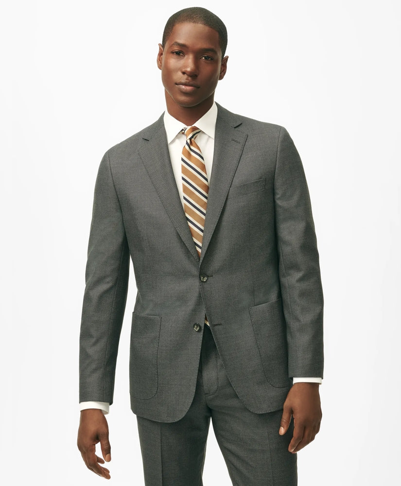 Brooks Brothers Explorer Collection Classic Fit Wool Nailhead Suit Jacket Sale
