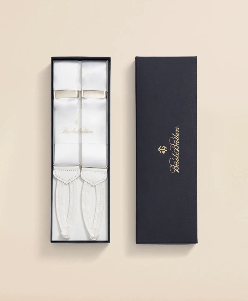 Formal Solid Suspenders Men