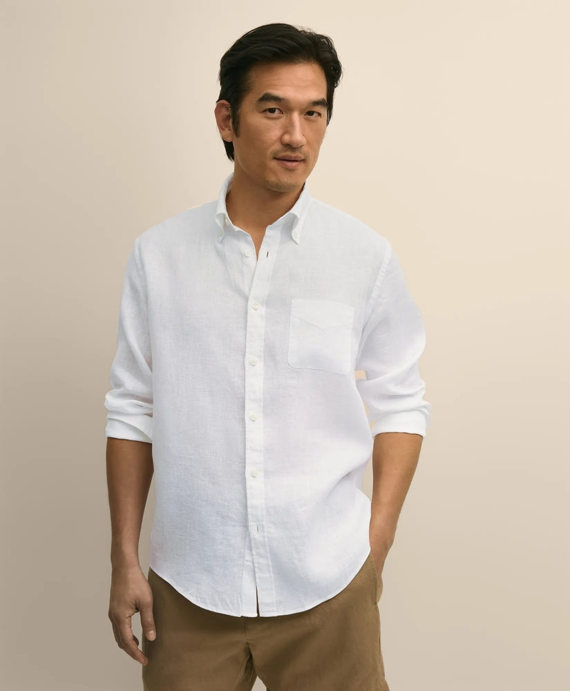 Irish Linen Sport Shirt Men