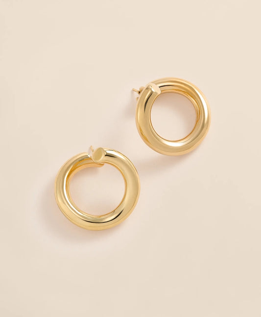 14k Gold Hoop Earrings Women