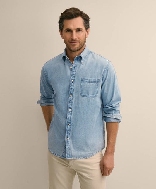 Archival Denim Shirt in Cotton Twill Shirts