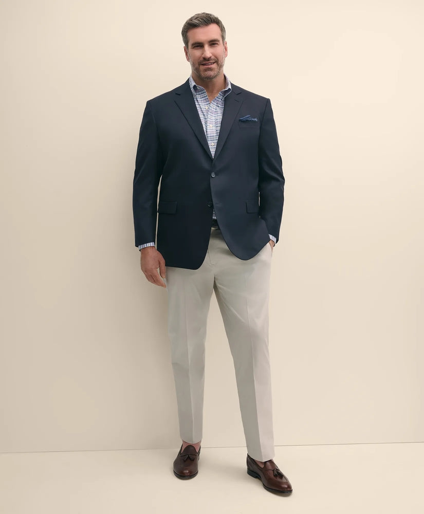 Big & Tall Stretch Wool 1818 Blazer Men