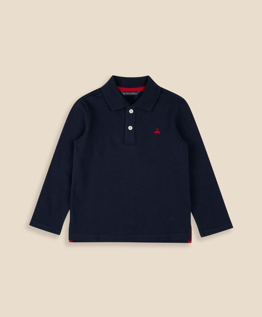 Boys Cotton-Blend Pique Polo Shirt Boys