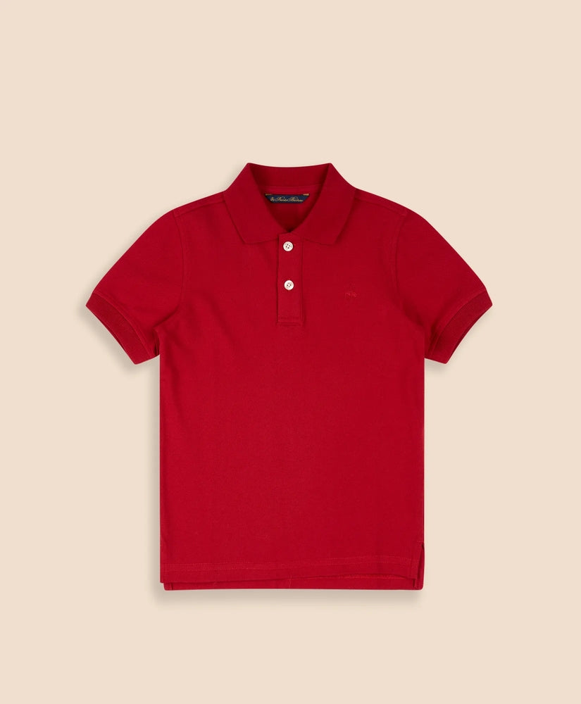 Boys Cotton-Blend Pique Polo Shirt Boys
