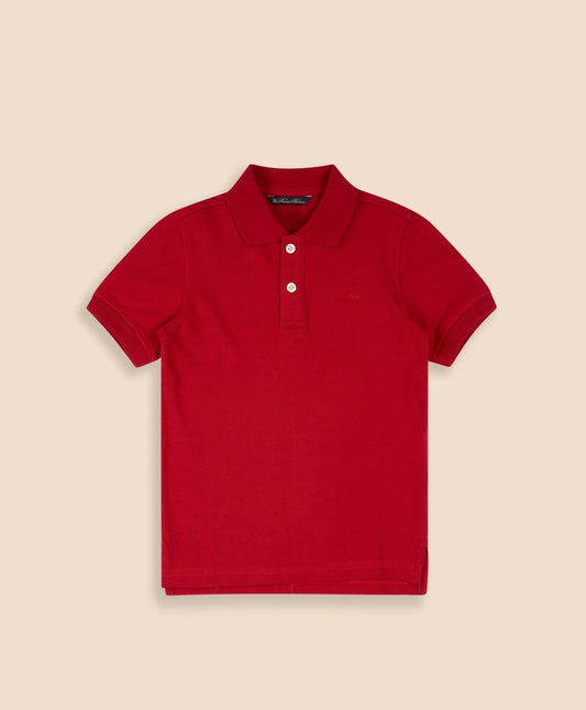 Boys Cotton-Blend Pique Polo Shirt Boys