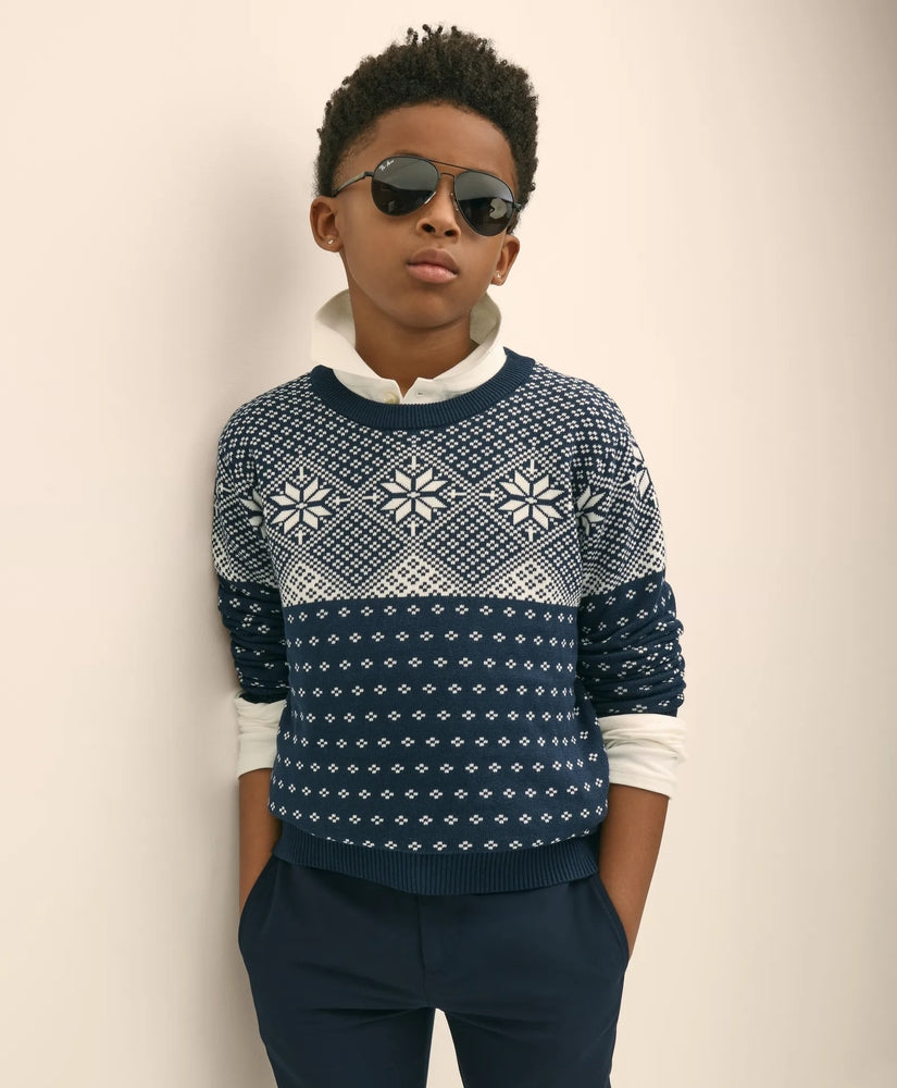 Boys Cotton Holiday Sweater Boys