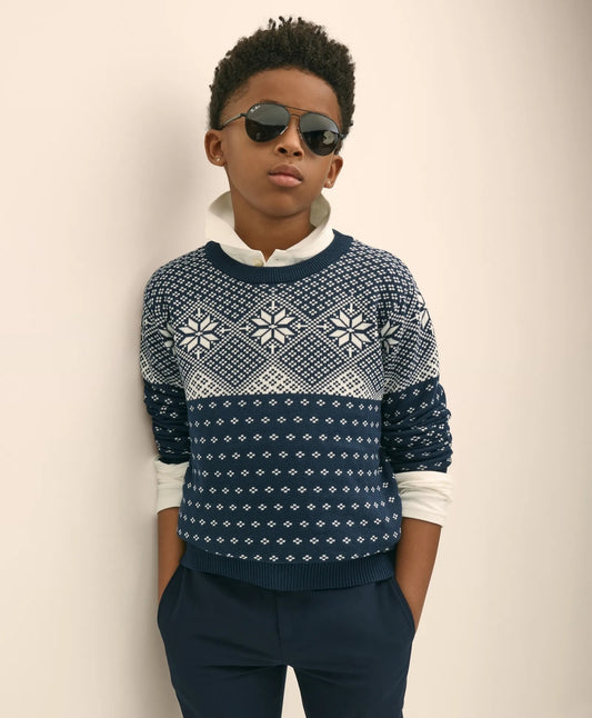 Boys Cotton Holiday Sweater Boys