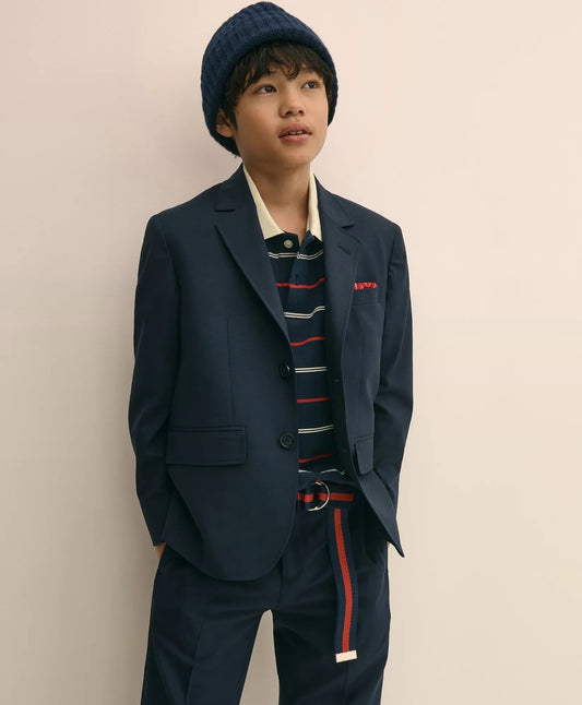 Boys Junior Two-Button Wool Suit Jacket Boys