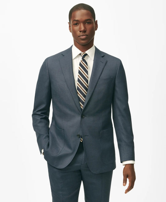 Brooks Brothers Explorer Collection Classic Fit Wool Nailhead Suit Jacket Sale