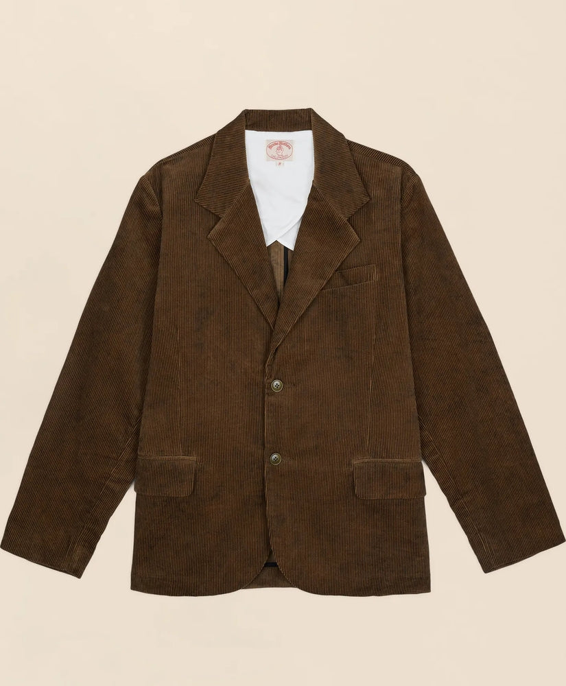 Brooks Brothers x Brain Dead Cotton Corduroy Embroidered Emblem Suit Jacket Men
