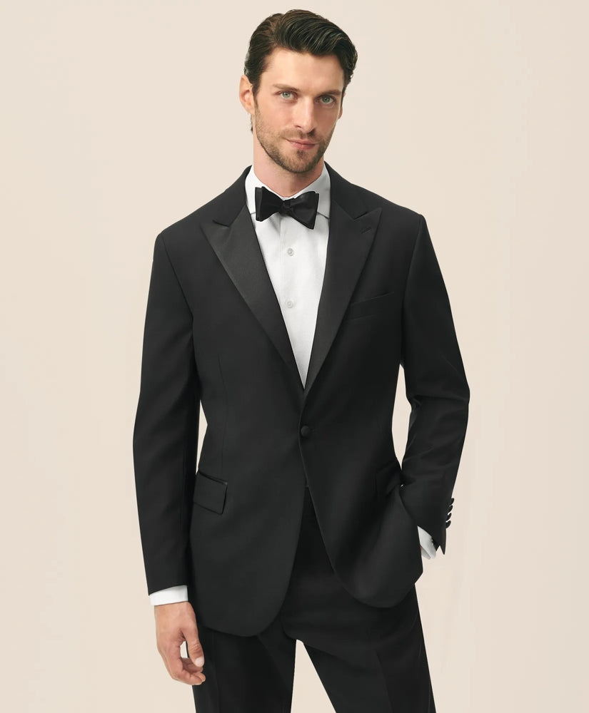 Classic Fit Wool 1818 Peak Lapel Tuxedo Tailored