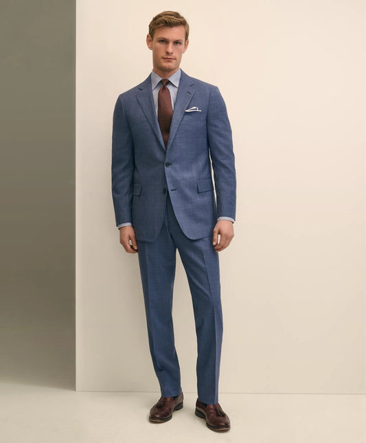 Classic Fit Wool Check 1818 Suit Tailored