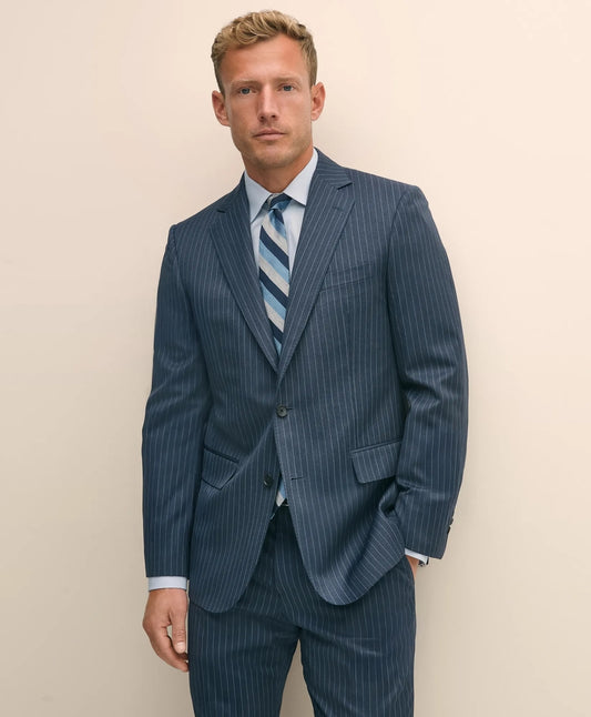 Classic Fit Wool Pinstripe 1818 Suit Tailored