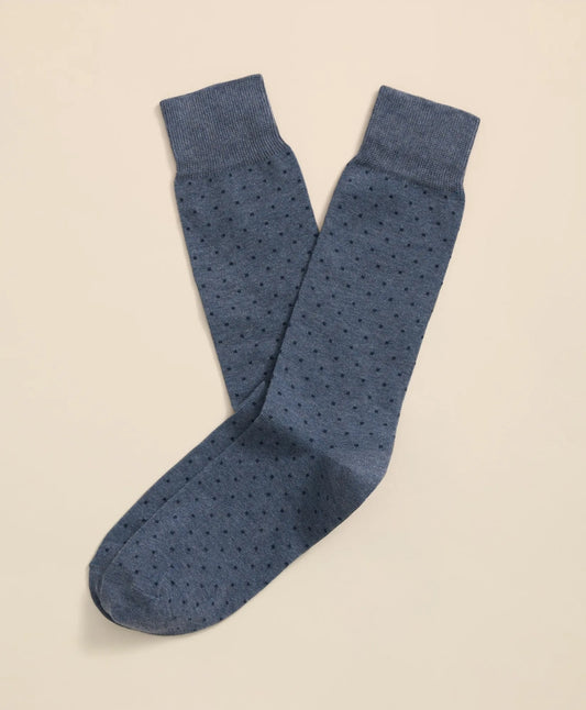 Cotton-Blend Mini-Dot Socks Men