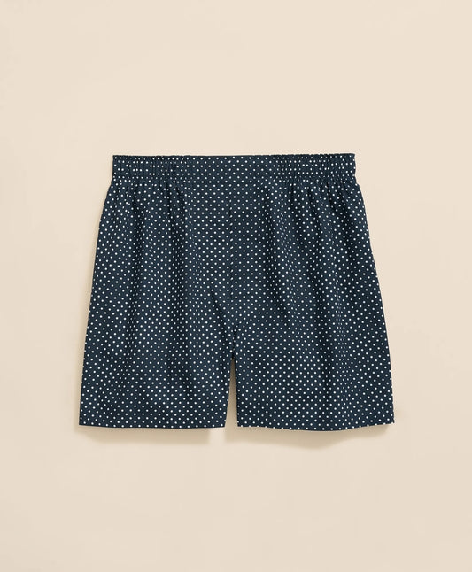 Cotton Broadcloth Dot Boxers Men