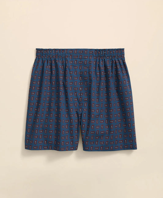 Cotton Broadcloth Paisley Boxers Men