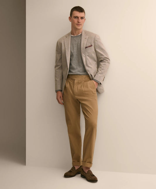 Cotton Herringbone Gurkha Pants Men