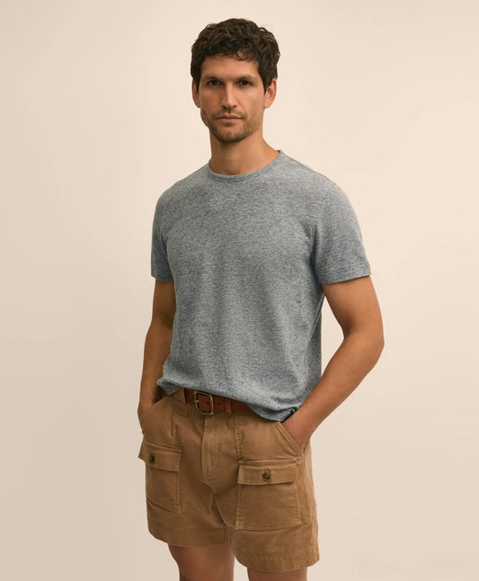 Cotton-Linen Pique T-Shirt Shirts