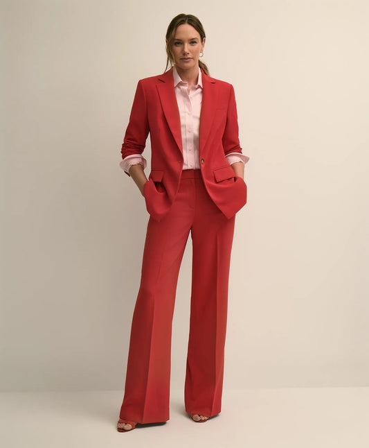 Crepe Wide-Leg Pants Sale
