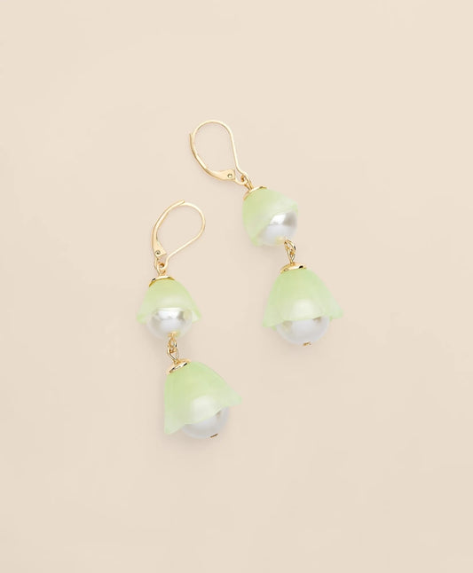 Faux Pearl Drop Earrings Women