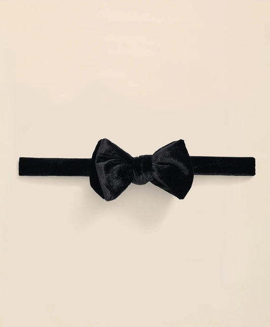 Formal Silk Blend Velvet Bow Tie Men