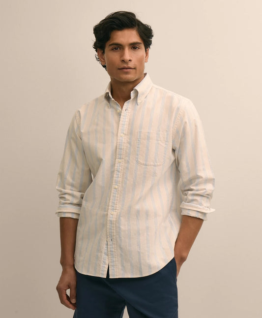 Friday Shirt, Oxford Novelty Stripe Men