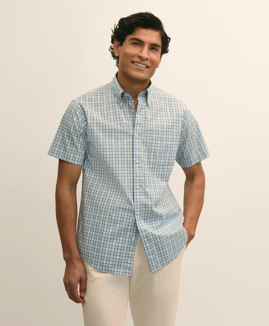 Friday Shirt, Short-Sleeve Poplin Check Men