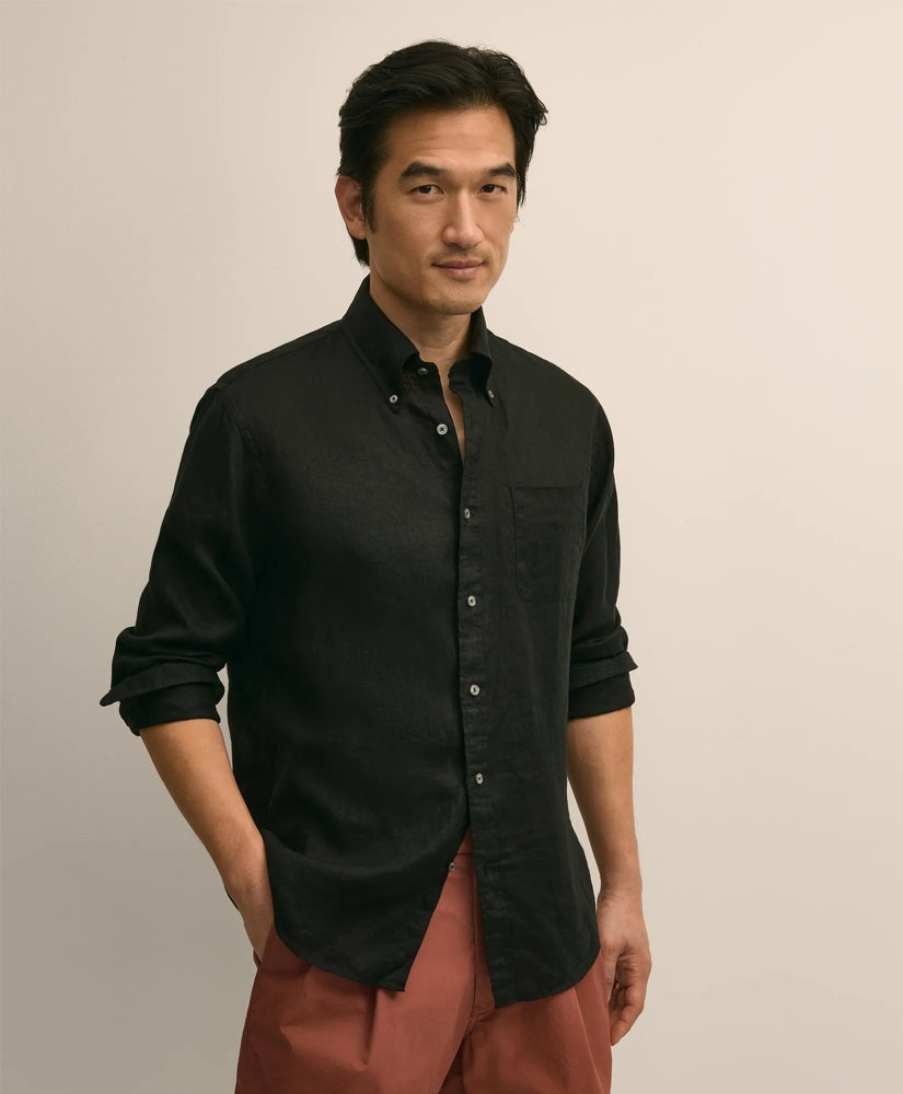 Irish Linen Sport Shirt Men
