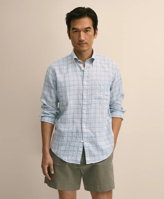 Irish Linen Sport Shirt Men
