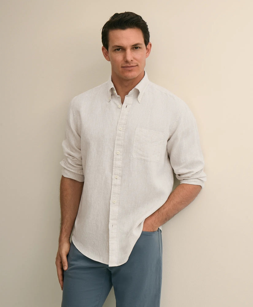 Irish Linen Sport Shirt Men