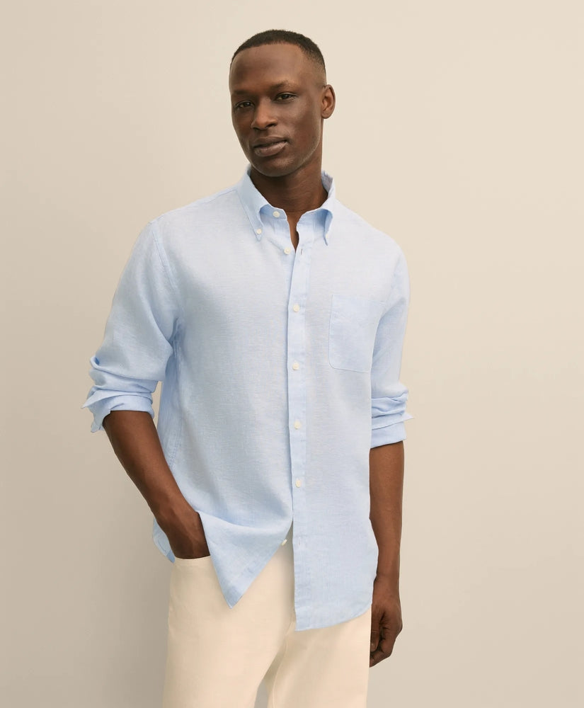 Irish Linen Sport Shirt Men