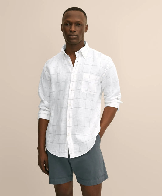 Irish Linen Sport Shirt Men