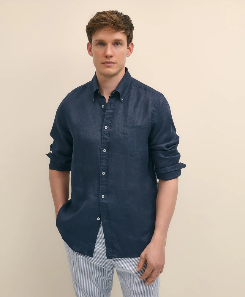 Irish Linen Sport Shirt Men