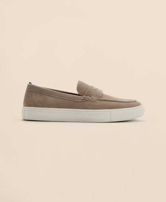 Leather Slip-On Loafers Men