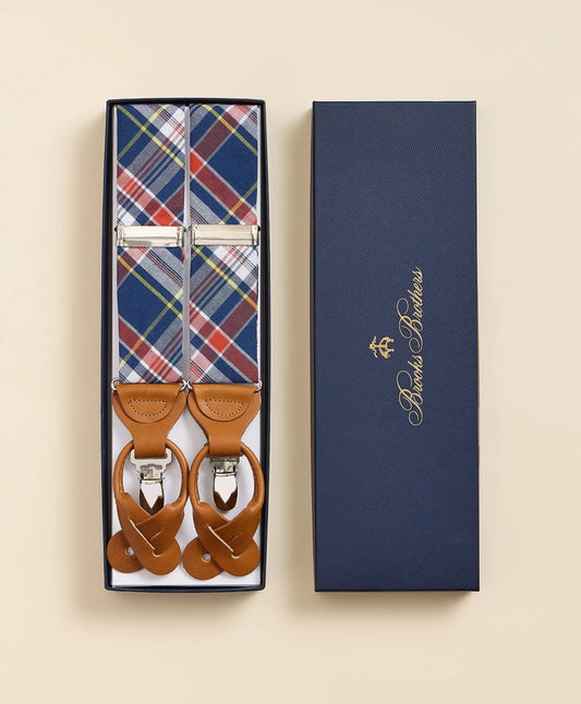 Madras Suspenders Men
