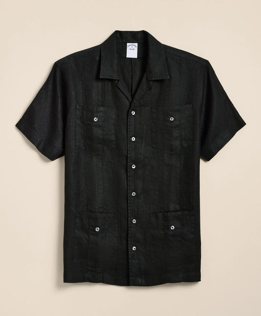 Irish Linen Short Sleeve Guayabera Shirt Shirts