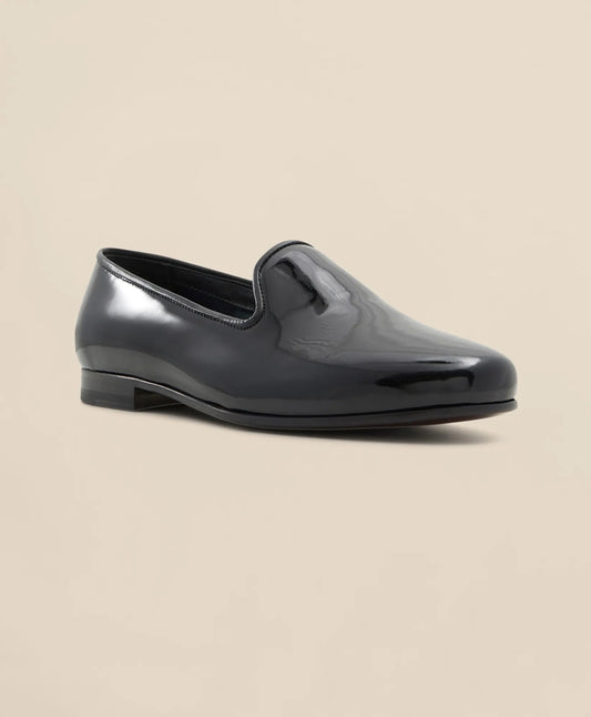 Patent Leather Slip-On Dress Loafers Men