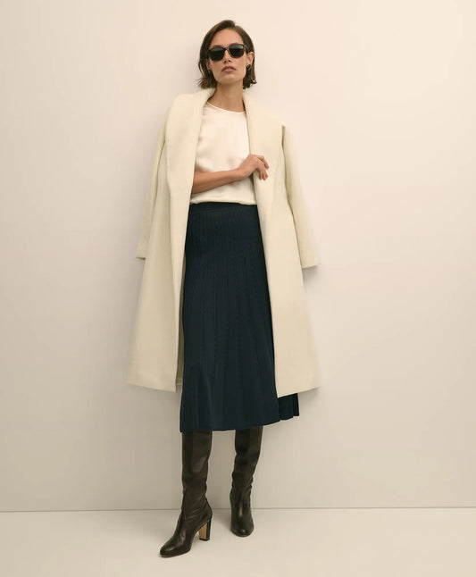 Cable Knit Midi Sweater Skirt Sale