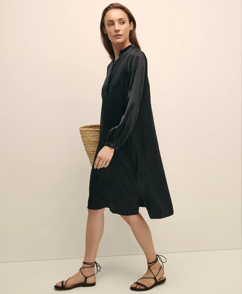 Silk Charmeuse Shift Dress Sale