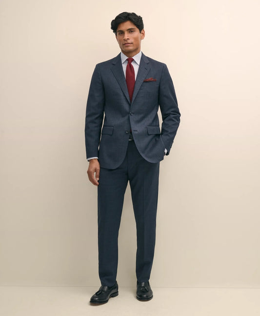 Slim Fit Wool Check 1818 Suit Men