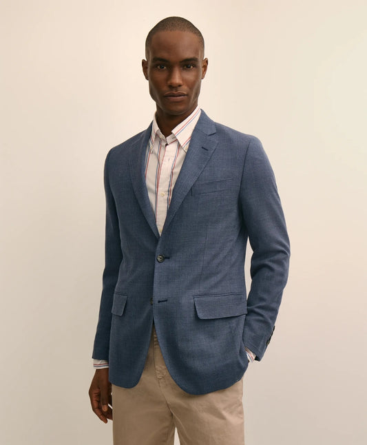 Slim Fit Wool Hopsack Sport Coat Men