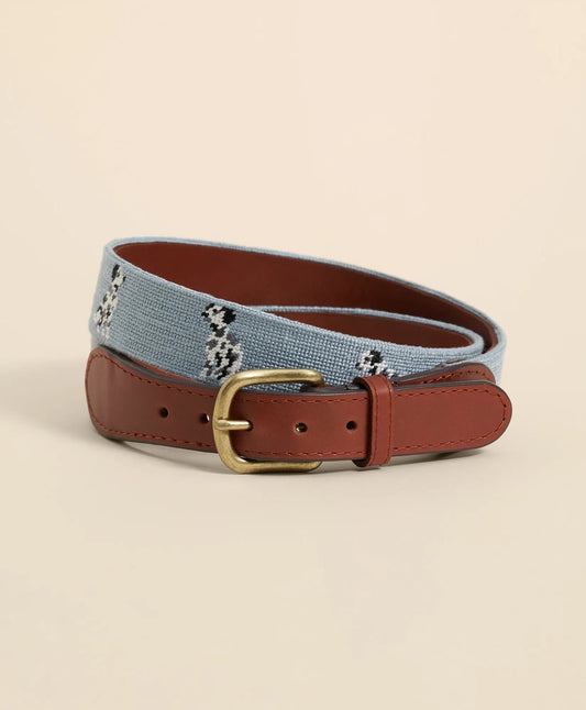 Smathers & Branson Needlepoint Dalmatian Belt Men