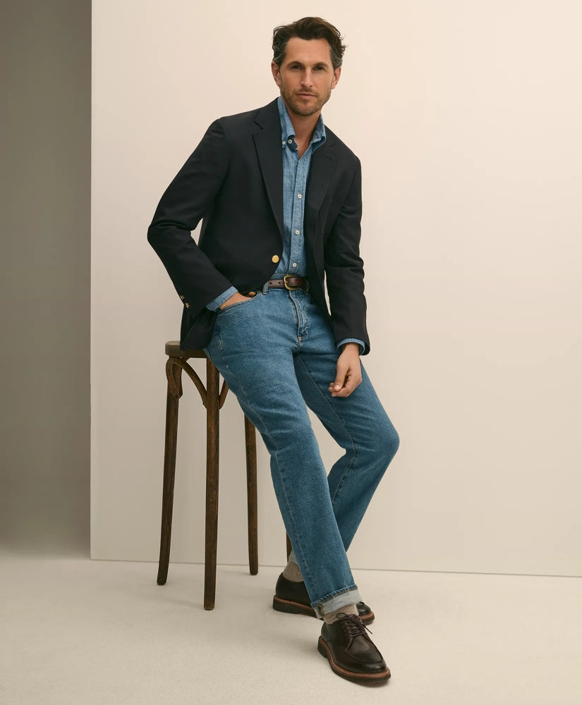 Straight Fit Denim Jeans Sale