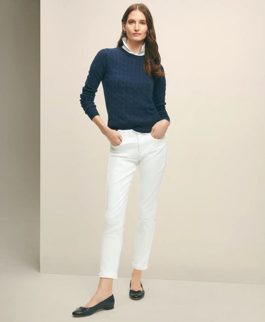 Stretch Cotton Jeans Women