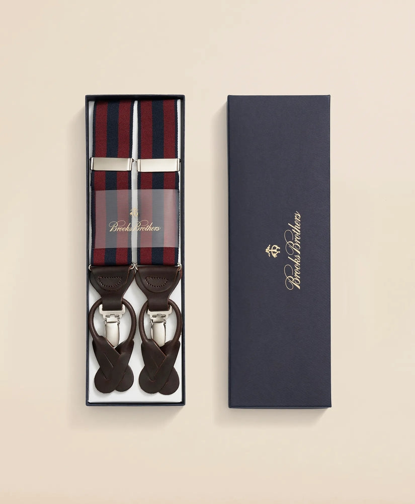 Striped Suspenders Men