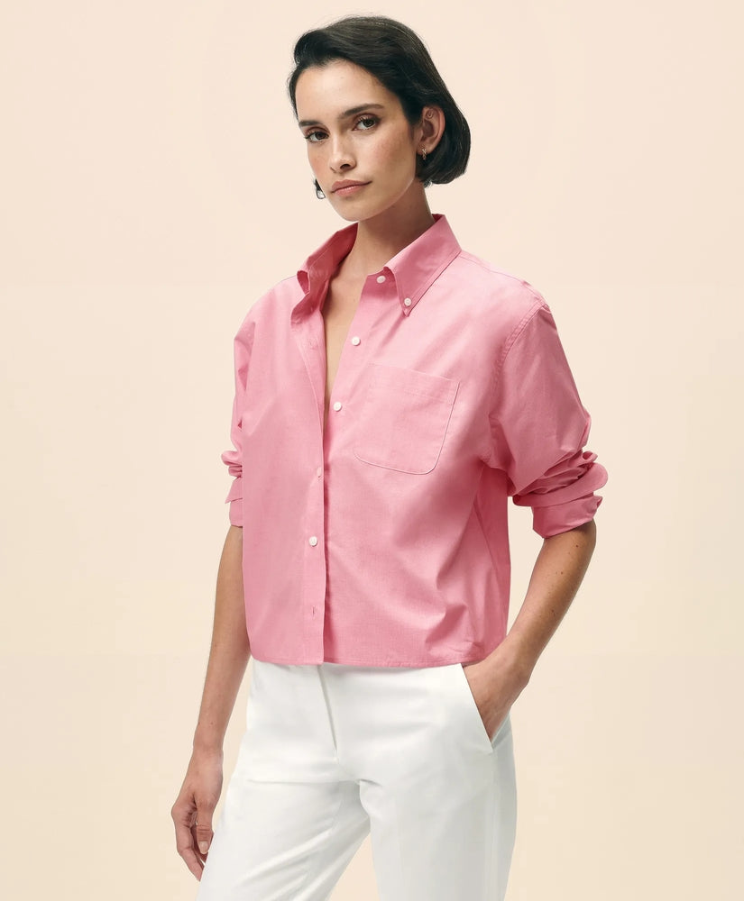 The Cropped Button-Down Shirt Shirts