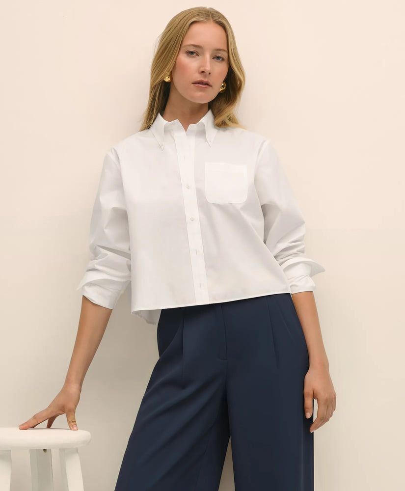 The Cropped Button-Down Shirt Shirts