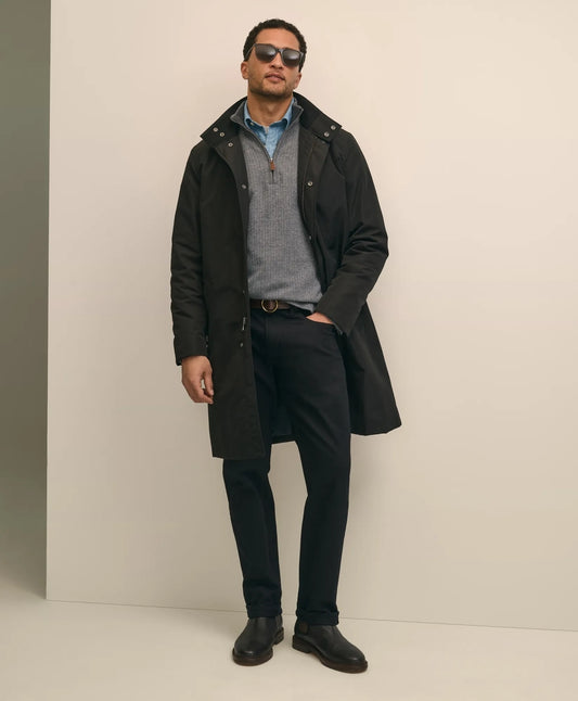 Water-Resistant Raincoat Men