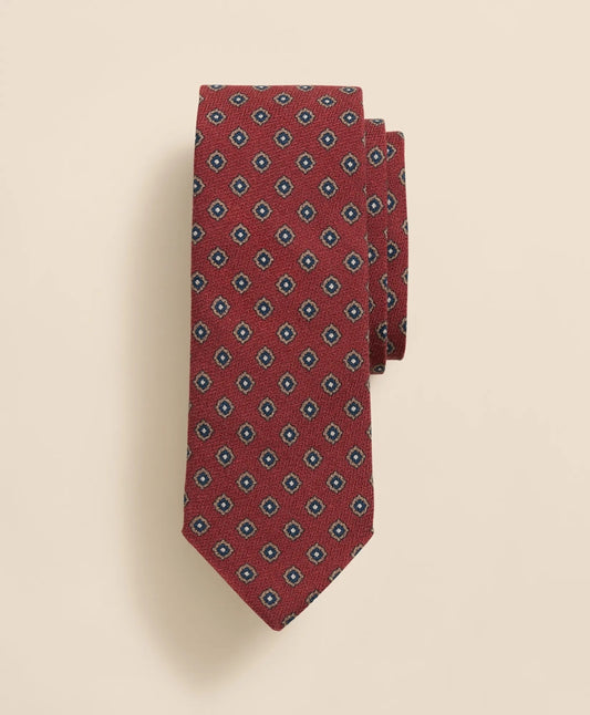 Wool-Silk Medium Square Tie Men